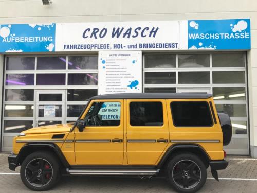 Mercedes G-Klasse Aussenreinigung und Lackaufbereitung