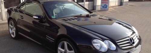Mercedes Benz SL Fahrzeugaufbereitung