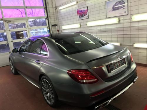 Mercedes E 63 AMG biturbo Swiss Vax Nano Versiegelung